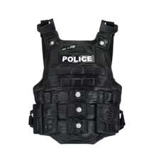 1 Stück/Set Polizei Kostüm, Spielzeug, Rollenspiel Spielzeug Requisiten Set, Kinderspielzeug, Soldaten Cosplay, Geschenk für Feiertage
