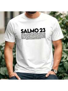 T-Shirt Psalm 23 Christian Biblical The Lord Is My Shepherd - trắng - Xem 4