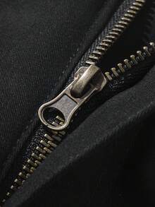 1-Pack Large Size Men's Pants Cargo Pants Men Black Trousers Overalls Hiking Sports Casual Pants Multi-Pocket Elastic Waist Adjustment Work Pants Middle-Aged And Elderly Can Wear Spring, Summer, Autumn And Winter Four Seasons Style Without Velvet - màu đen - Xem 4