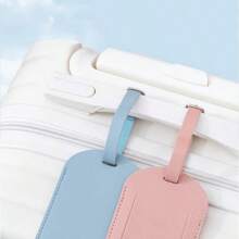 Customizable Multi-Color Leather Aircraft Boarding Pass Creative Travel Luggage Tag
