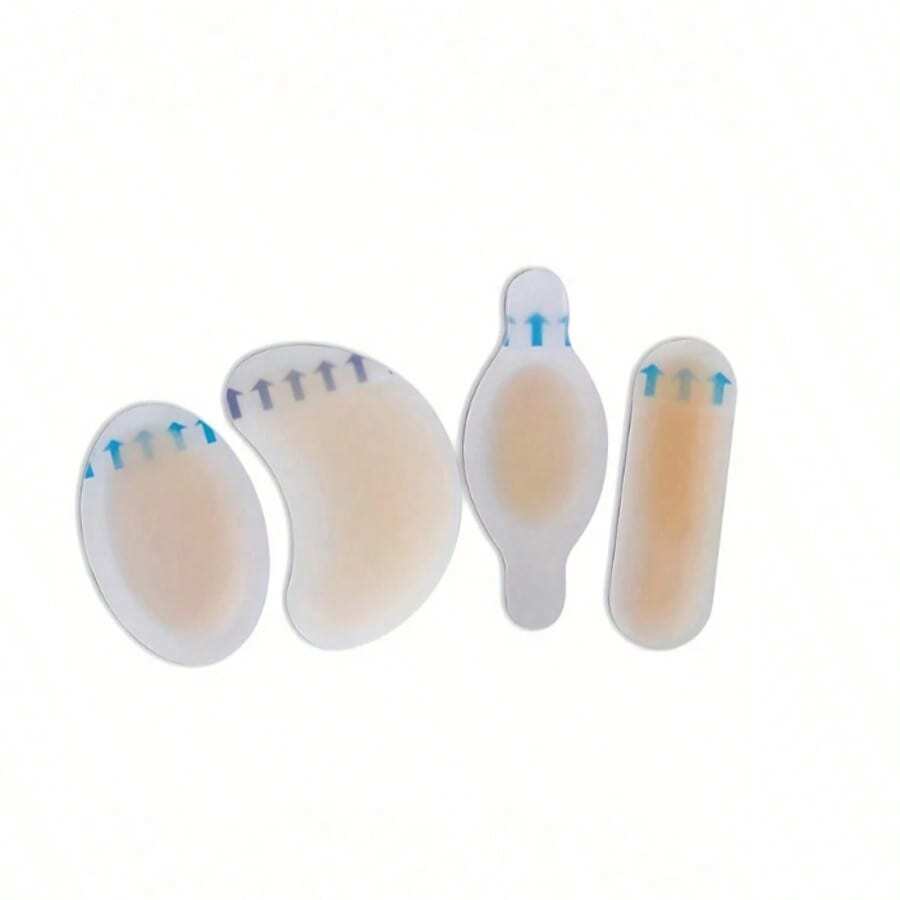 15片透明隐形防摩擦贴加厚脚趾贴凝胶前脚底垫脚跟贴凝胶垫防水泡罩