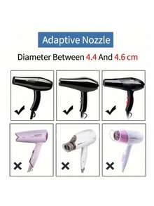 专业吹风机风嘴，鸭嘴扁平设计，适用于卷发和普通发质，无香型，返校季、旅行度假必备，女士美发配件，后梳，吹风机，头发，理发师，边缘梳，造型梳，吹风机，美发用品，发胶，卷发产品，美发设备，剪发剪刀，圣诞节，理发店，美发，吹风机，梳子，理发师，美发设备，发型，美发，理发师，理发配件，理发店，美发设备 - 黑色 - 查看 4