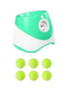New Pet USB Rechargeable Long Lasting Smart Multi-Distance Ball Launcher, Outdoor Elastic Tennis Ball Throwing Device, Automatic Fetch Toy For Dogs