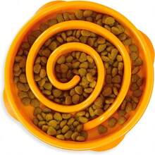 Outward Hound Fun Feeder Slo Bowl, Slow Feeder Dog Bowl, Medium/Mini, Turquoise