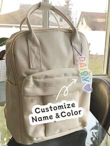 Móc khóa tên cá nhân nhiều màu sắc, Móc khóa Acrylic, Móc khóa tên tùy chỉnh, Nhãn ba lô, Quà tặng tốt nghiệp, Trở lại trường, Quà tặng Giáng sinh, Winter Grace - Nhiều màu - Xem 1