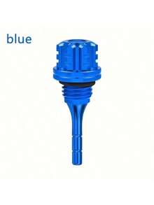 1pc Motorcycle Modification Aluminum Alloy CNC Hexagonal Oil Dipstick, Multiple Color Options - one-size - View 4