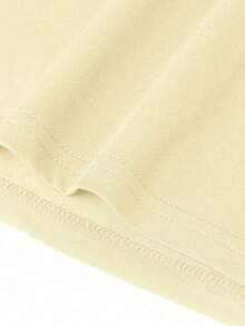 Summer New Arrival Minimalist Tropical Fruit Print Design Casual Everyday Round Neck Short Sleeve T-Shirt, Fashion Versatile Women Top - Yellow - View 8