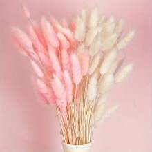 30/60/100/120/140 pezzi profumo decorativo in erba coda di coniglio multicolore in stile boho chic per decorazione casa, centrotavola matrimonio, decorazioni primaverili, Pasqua, festa della mamma, San Valentino, decorazioni autunnali