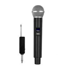 Portable Handheld Microphone, Wireless Microphone, Professional Handheld Unidirectional Moving Coil Noise Canceling Function, 6.35mm Plug, Blue, Suitable For Karaoke, Gaming, Live Streaming And Video Conferencing, Stylish Design | Sturdy Structure, Singing Microphone, 2 In 1 Wireless Microphone, Professional Handheld Microphone, Suitable For Karaoke, Parties, Churches, Performances, Recording - Black - View 14