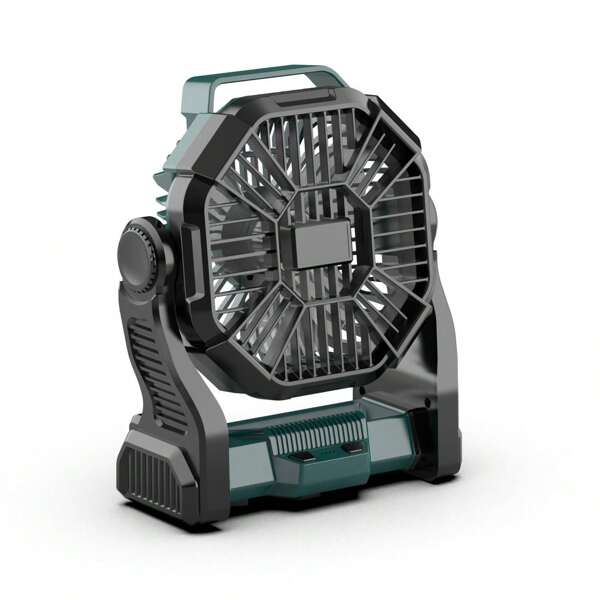 Camping Fan With LED Lantern, 24-Hour 9-Inch Portable Rechargeable Variable-Speed Silent Battery-Driven Fan, Suitable For Picnics, Barbecues, Fishing, Travel, Family, Tents