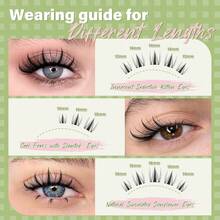 Glow HavenFairy Lash Clusters Kit Manga Lash Extension Kit D Curl KEYYOU 144Pcs Eyelash Extension Kit Wispy Natural Band Lash Kit With Waterproof Lash Extension Kit At Home(Fairy-D-8-18MIX)Glow Haven - Kit-sunflower - View 8