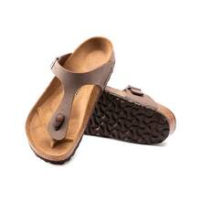 Birkenstock Gizeh Birko-Flor Birkibuc - Mocha - View 4