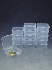 1 Set mit 12/15/20/30 Stücke (2.17in) transparenten Kunststoffaufbewahrungsboxen - geeignet für Perlen, Schmuck und Bastelbedarf - langanhaltend Aufbewahrungslösung, perfektes kleines Geschenk für sich selbst, Studenten, Freunde und Geliebte, Schmuckbox für Frauen Aufbewahrungsorganizer, Reiseaccessoires, Rückkehr zur Schule