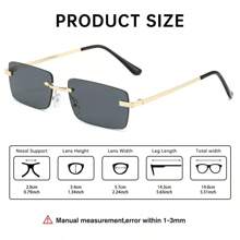 1 pieza Gafas cuadradas de cobre para mujer con marco clásico transparente para lectura diaria, accesorios para prevenir la fatiga visual