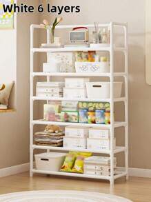 3-7 Tier Reinforced Shoe Rack, High Capacity Simple Entryway Multi-Layer Dust-Proof Shoe Storage Cabinet For Home, Dorm Use