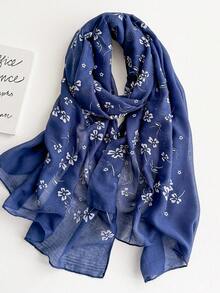 女士纯色提花围巾头巾头巾一体式配饰女士情人节情人节 - 彩色 - 查看 18