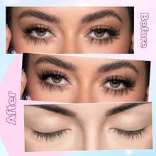 Lash Clusters Wispy Eyelash Clusters Natural CC-Curly Cluster Lashes Zanlufly Wispy Individual Lashes 180Pcs Eyelash Extension 10 12 14MM DIY Lash Extension - 自然CC捲髮 - 查看 8