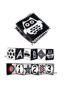 Newborn Toys, High Contrast Baby Books With Teethers, Black And White Infant Toys, Montessori Toys For 0-6-12 Months Early Brain Development, Sensory Learning Activity Gifts, Tummy Time Toystummy Time,Baby Toys,Baby Books