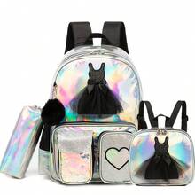 Cute Backpack For Girls Elementary Preschool Kids Lunch Box Bag For School Back To School - Multicolor Girls Backpack Set - View 12