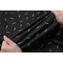 Men's Muscle Dress Shirts Slim Fit Stretch Short Sleeve Casual Button Down Shirts For Menhalloween - Hoa - Đen - Xem 5
