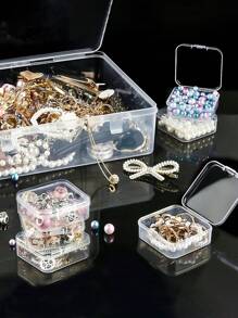 1 Set mit 12/15/20/30 Stücke (2.17in) transparenten Kunststoffaufbewahrungsboxen - geeignet für Perlen, Schmuck und Bastelbedarf - langanhaltend Aufbewahrungslösung, perfektes kleines Geschenk für sich selbst, Studenten, Freunde und Geliebte, Schmuckbox für Frauen Aufbewahrungsorganizer, Reiseaccessoires, Rückkehr zur Schule