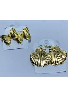 KITS OF 2 PAIRS OF PLATED EARRINGS - KIT 09 - View 2