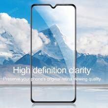Black Edge Tempered Glass Screen Protector + Shockproof Frame Phone Case For Honor X6B, Honor X8C, Vivo V50Lite, Redmi A3, Infinix Note 50pro, Infinix Note 50, Camon 40, Honor 400 Lite, Redmi A5. Compatible With Huawei, OPPO, Vivo, I Tel, Realme, Transsion, Redmi, Honor, Series