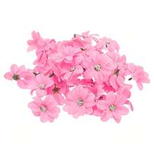 Faux Silk Multi-Layered Handmade Artificial Flowers Purple White Pink Bulk - Hồng - Xem 1