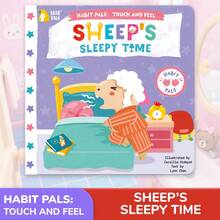 beartale Interactive Flip-Up Story Book, Animal Daily Activities Picture Book (Rooster Waking Up, Kitten Washing Face, Hippo Brushing Teeth, Bear Tidying Room), Suitable For 3-6 Years Old Children, Montessori Quiet Travel Toy, Pre-School Enlightenment And Bedtime Reading - Multicolor - View 15