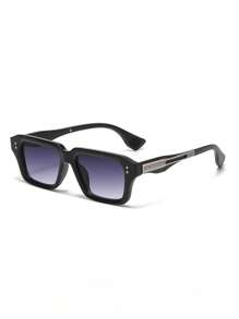 SeeBand Gafas de moda con montura cuadrada rectangular para hombres y mujeres, gafas de diseñador con estilo retro de los 90
