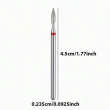 GGJOYO Set di 30 punte per trapano per unghie GGJOYO, punte per trapano in carburo da 3/32 pollici per cuticole, punte professionali per trapano per unghie in acrilico, gel, manicure e pedicure