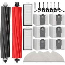 Replacement Parts Fit For Roborock Q5 Pro Q5 Pro+(Plus) Q8 Max Q8 Max+(Plus) Robot Vacuum Cleaner Accessories Kits. Dual Main Roller Brush, HEPA Washable Filter, Dust Bag, Mop Cloth,Side Brush,Robotic - Không có - Xem 2