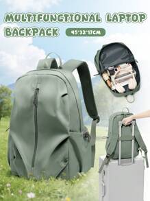 Mochila escolar de moda para niños y niñas adolescentes, mochila grande para portátil que cabe notebooks de 14-15.6 pulgadas, de 45*32*17 pulgadas, mochila escolar duradera y casual, mochila diaria para viaje con dos bolsillos internos y bolsillo para portátil, disponible en varios colores