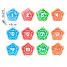 婴儿漂浮玩具带储物袋 | 花卉图案漂浮游戏，Earl 学习益智玩具，适合幼儿浴缸玩耍的漂浮浴缸