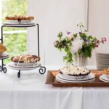 4个透明亚克力婚礼指示牌，适用于婚礼和派对活动