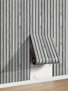 1 Rotolo di carta da parati autoadesiva, pannelli murali a griglia in legno 3D, impermeabile e resistente all'umidità, adesivi per pareti a griglia verticale rinforzati, adatti per decorare soggiorni, soffitti, uffici e camere da letto - Multicolore - Visualizzare 14