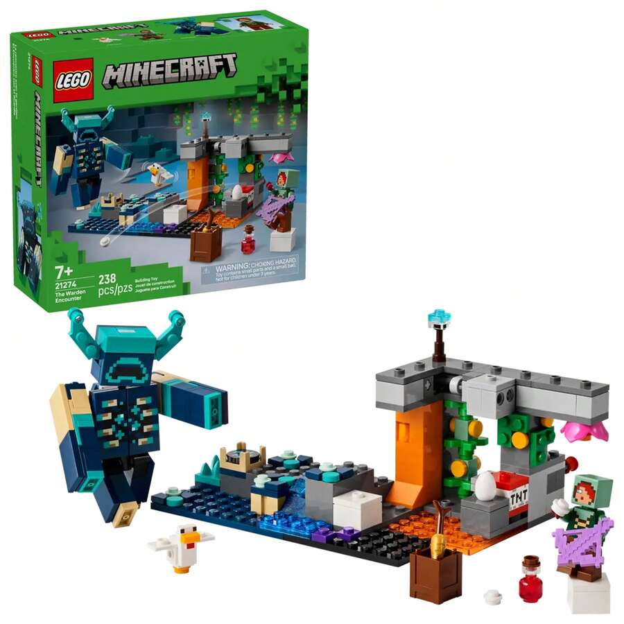 LEGO  The Warden Encounter 21274 Mercancía coleccionable de videojuegos, juguete de construcción creativa, regalo de cumpleaños para jugadores, batalla de construcción y juego, decoración de habitación para niños de 7 años en adelante - 21274 - Ver 1