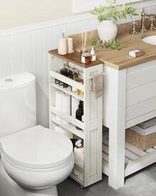 VASAGLE Mobile Storage Islands - trắng - Xem 5