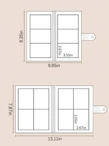 1pc Frosted Transparent Jewelry Storage Album With 20/84 Anti-Oxidation Dust-Proof Storage Bags, For Organizing Rings, Earrings, Necklaces And Cosmetics, Best Holiday Gift, Portable