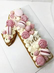 1 Stück 12-Zoll 3D große Silikon Nummer 1 Kuchenform - einfach manuell zu formen und auszuheben, geeignet für DIY Backen/Dessert-Dekoration - Geburtstag/Halloween/Erntedank/Abschlussfeier kreative Backhilfe