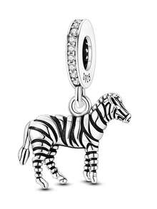 镀银吊坠猫萤火虫兔子蝴蝶动物系列吊坠饰品吊坠球适用于手链DIY女士饰品 - 多 - 查看 18