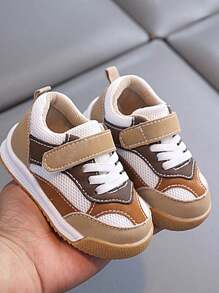 Zapatos deportivos para bebé/niño pequeño con diseño de fácil de poner y quitar, para primavera y otoño. Suela blanda antideslizante, puntera redonda, para niños y niñas de 0 a 4 años. Zapatillas planas casuales