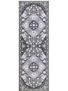 1pc Farmhouse Kitchen Rug, Non-Slip Washable Bohemian Style Kitchen Mat Runner For Kitchen, Laundry Room, Hallway