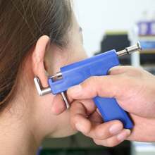 Ear Piercing Gun, Reusable Ear Piercing Kit, Package Includes 24 Pcs Surgical Grade Anti-Sensitivity Piercing Gun Earrings, 10 Pcs Cubic Zirconia Fashion Earrings (Gold) - Gold - View 6