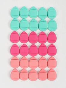 15/30/60pcs Mini Air Puff Sponges, Including Air Cushion Puffs, And Makeup Sponges, Suitable For Liquid Foundation, Powder, And Concealer. Cosmetic Sponge Set, Macaron-Color Scheme Cosmetic Puff, Foundation Make-Up Mixed Cosmetic Sponge - Nhiều màu - Xem 13