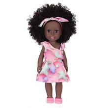 14 英寸/35 厘米重生娃娃，包括 3D 印花衣服、头带、鞋子，栩栩如生，灵活的四肢，适合儿童角色扮演玩具、玩偶玩具、生日和节日礼物（含玩偶） - 彩色 - 查看 15