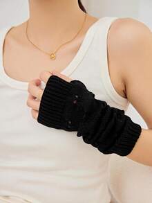 Fingerless Arm Warmers For Grunge Punk Style Accessories - Đỏ - Xem 7