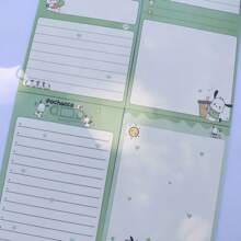 Sanrio A5 Pompompurin Office Notepad, Cute Tear-Off Paper Notebook, Schoolwork Gift, Charming Inspo Stationery,For School Supplies,Back To School