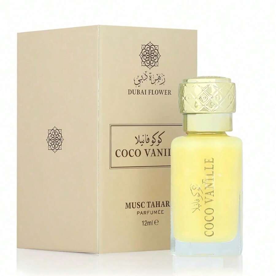 Lattafa Dubai Flower Coco Vanilla 12ML Sin Alcohol Parfümextrakt Unisex - 東方香草 - 查看 1