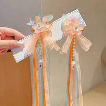 Hair Pins - 橘色 - 查看 8